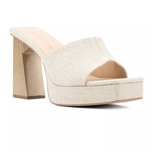 Fashion To Figure: Women's Teresa Wide Width Heels Mule